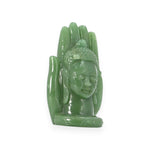 Load image into Gallery viewer, Green Aventurine Buddha Idol 2527cts – Hand Carved Stone Statue for Peace &amp; Prosperity