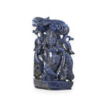 Load image into Gallery viewer, Sodalite Krishna Ji Idol 6018g – Large Spiritual Statue for Temple &amp; Devotion
