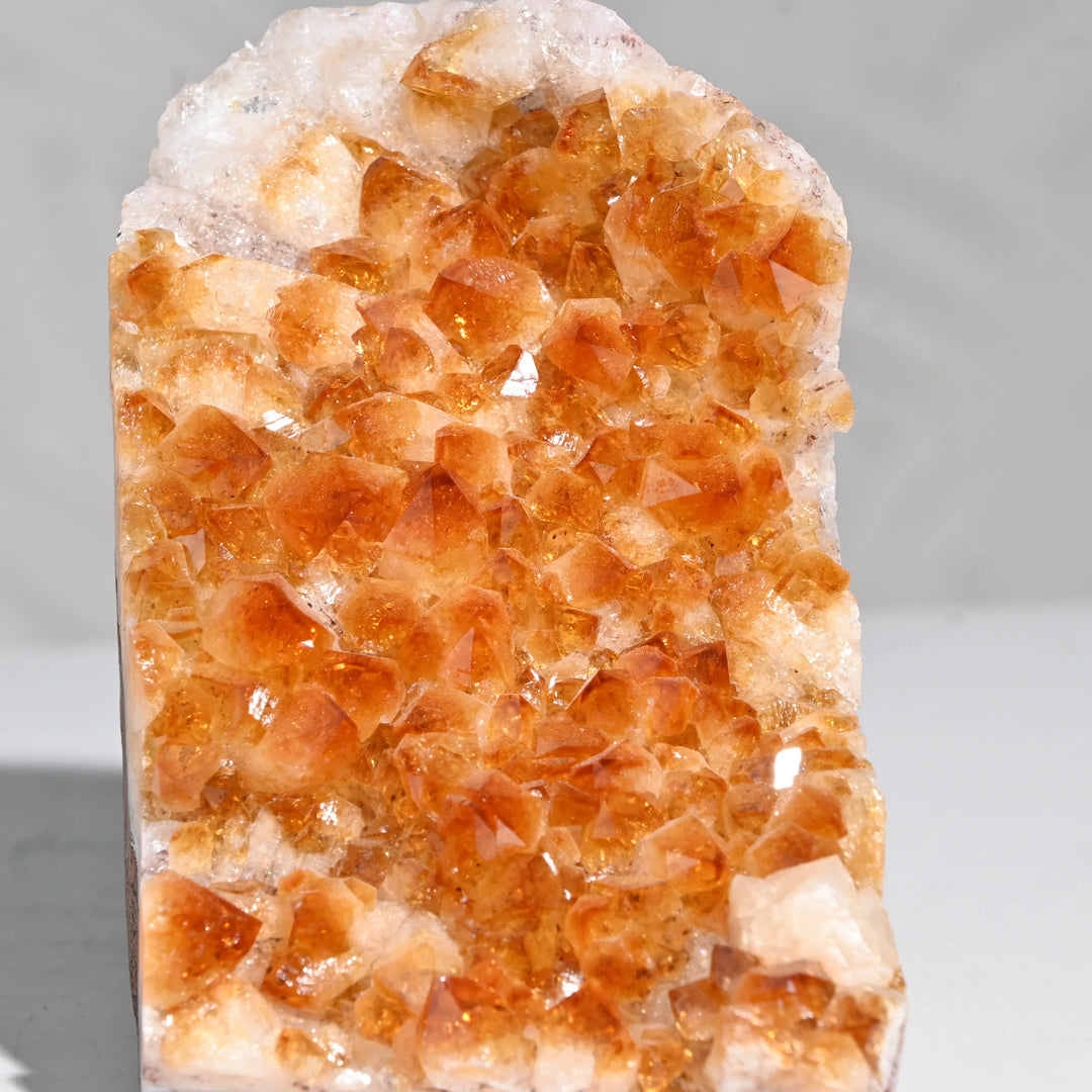 Citrine Geode 1445g – Raw Crystal for Abundance & Energy Flow