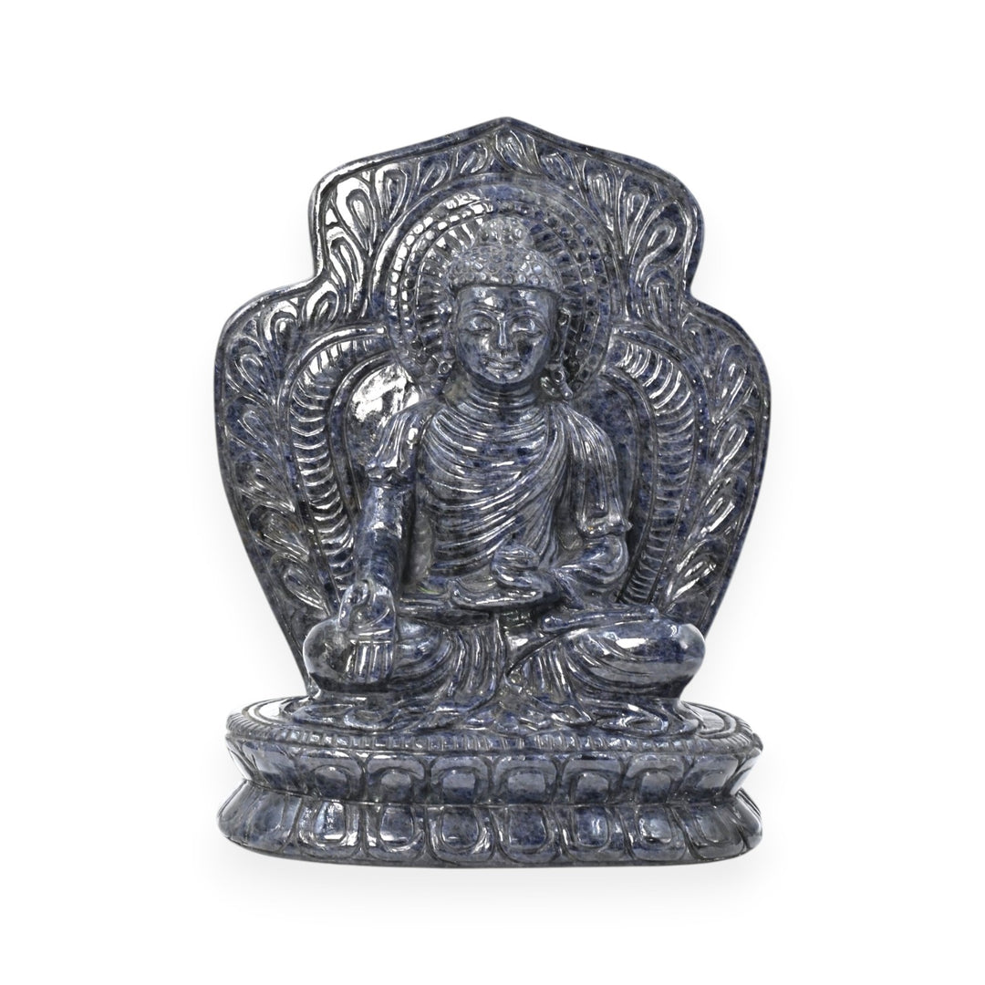 Iolite Buddha Idol 2844g – Premium Meditation Statue for Calm & Balance