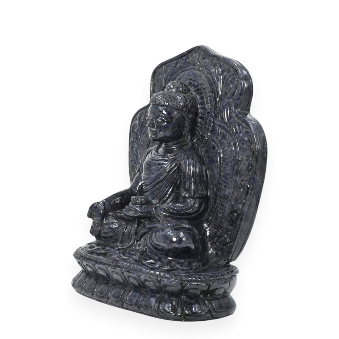 Iolite Buddha Idol 2844g – Premium Meditation Statue for Calm & Balance