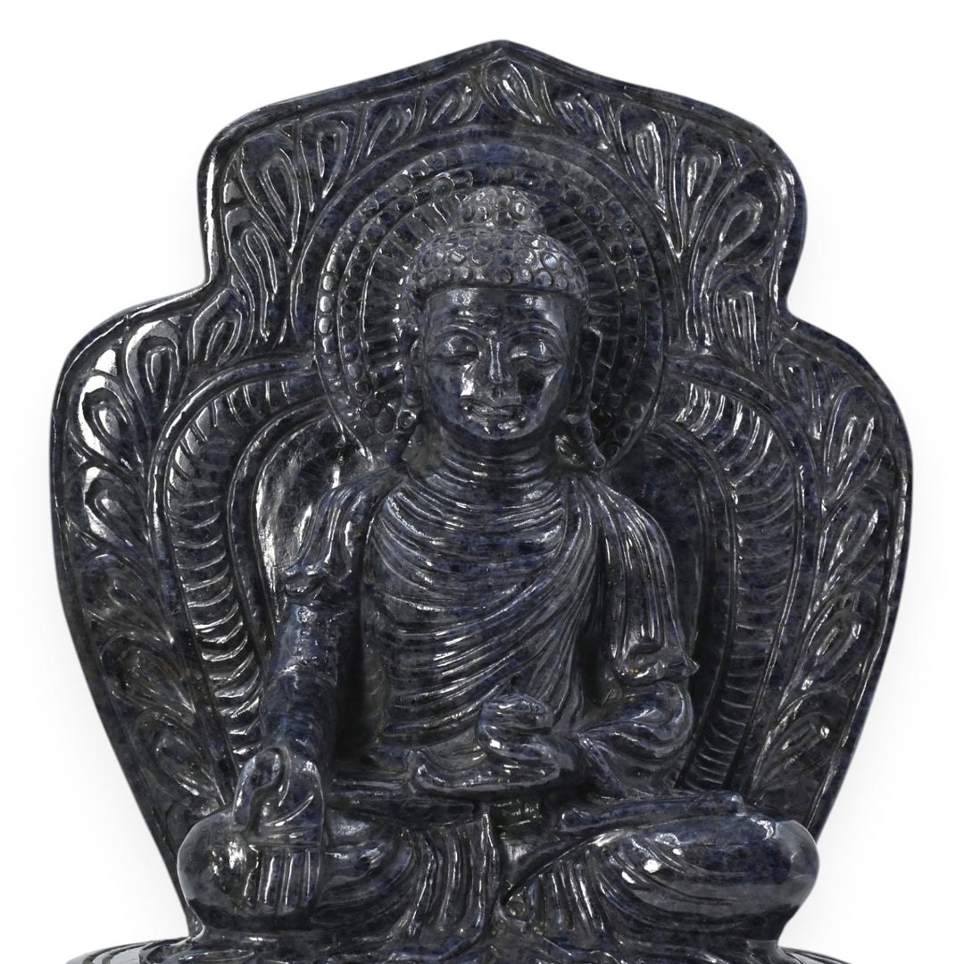 Iolite Buddha Idol 2844g – Premium Meditation Statue for Calm & Balance