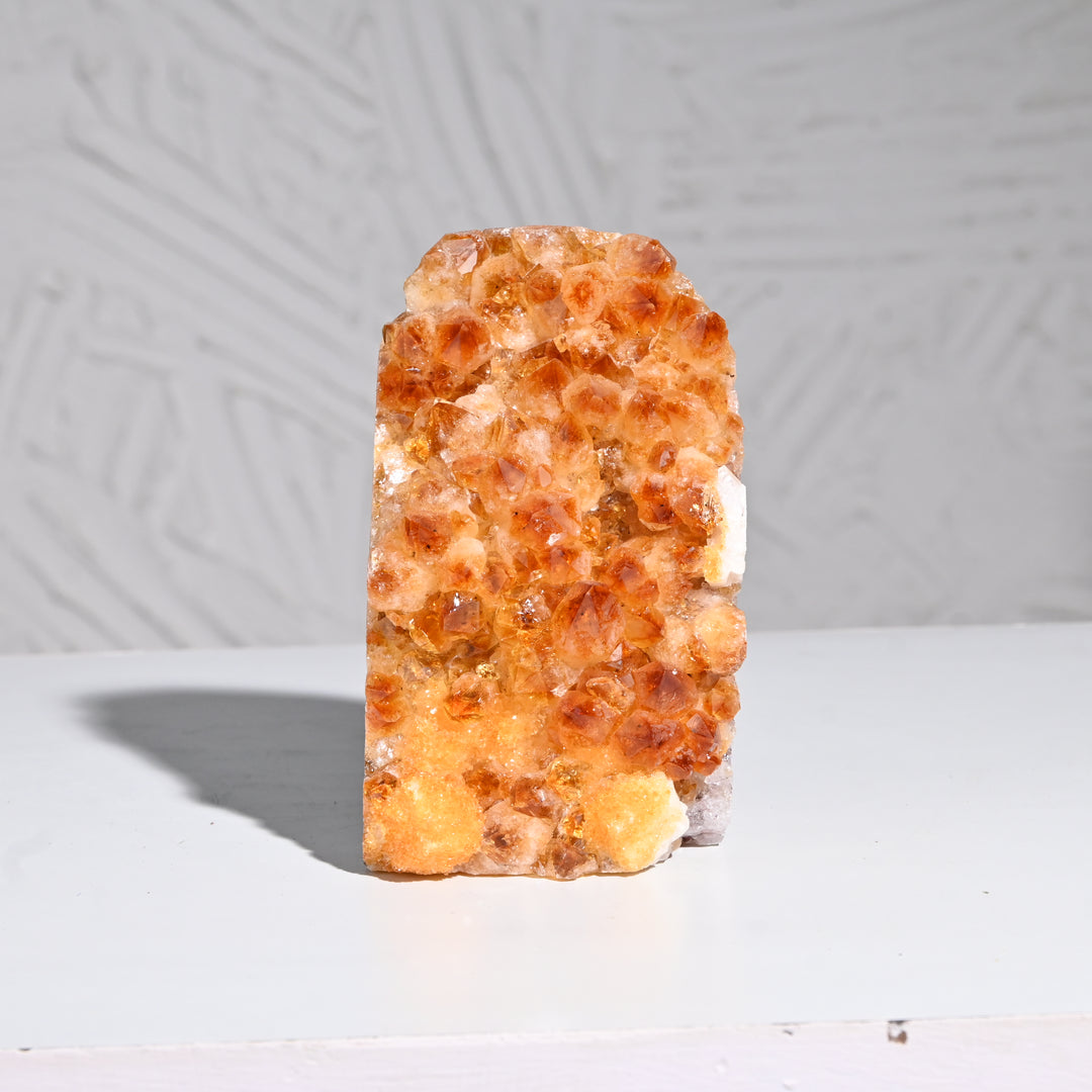Raw Citrine Geode 1393g – Natural Healing Crystal for Prosperity & Positivity