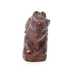 Load image into Gallery viewer, Ruby Kyanite Nandi Ji Carving 1472g – Sacred Bull Statue for Spiritual Energy