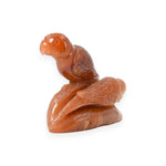 Load image into Gallery viewer, Orange Aventurine Parrot Pair 650g – Hand Carved Bird Statue for Love &amp; Harmony