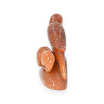 Load image into Gallery viewer, Orange Aventurine Parrot Pair 650g – Hand Carved Bird Statue for Love &amp; Harmony
