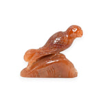 Load image into Gallery viewer, Orange Aventurine Parrot Pair 650g – Hand Carved Bird Statue for Love &amp; Harmony
