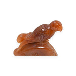 Load image into Gallery viewer, Orange Aventurine Parrot Pair 650g – Hand Carved Bird Statue for Love &amp; Harmony