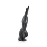Load image into Gallery viewer, Black Agate Fish on Shell 1075g – Decorative Stone Sculpture for Home &amp; Vastu