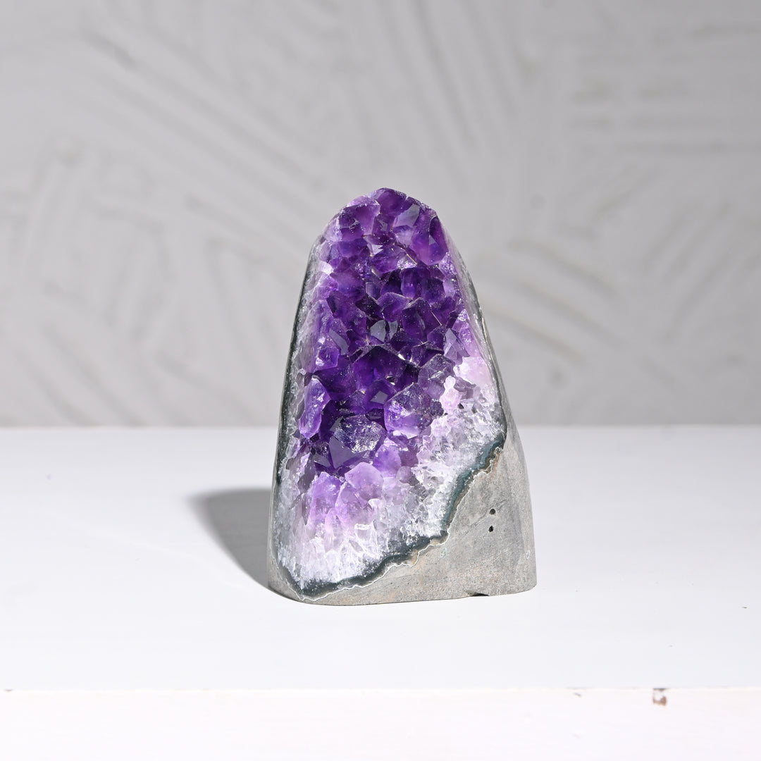 Natural Amethyst Geode 870g - Raw Crystal for Healing