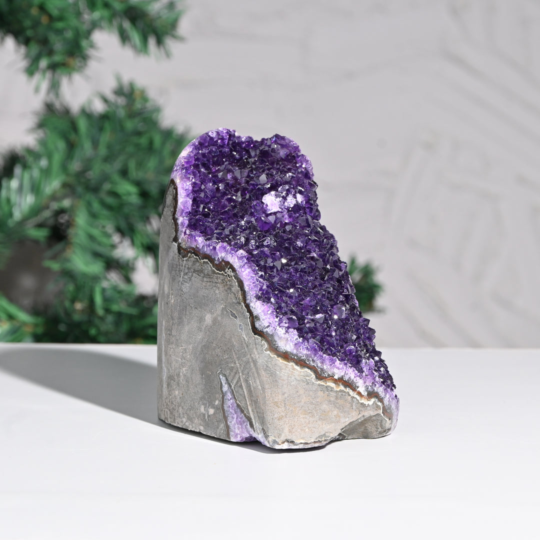 Natural Amethyst Geode 1231g - Raw Crystal for Healing