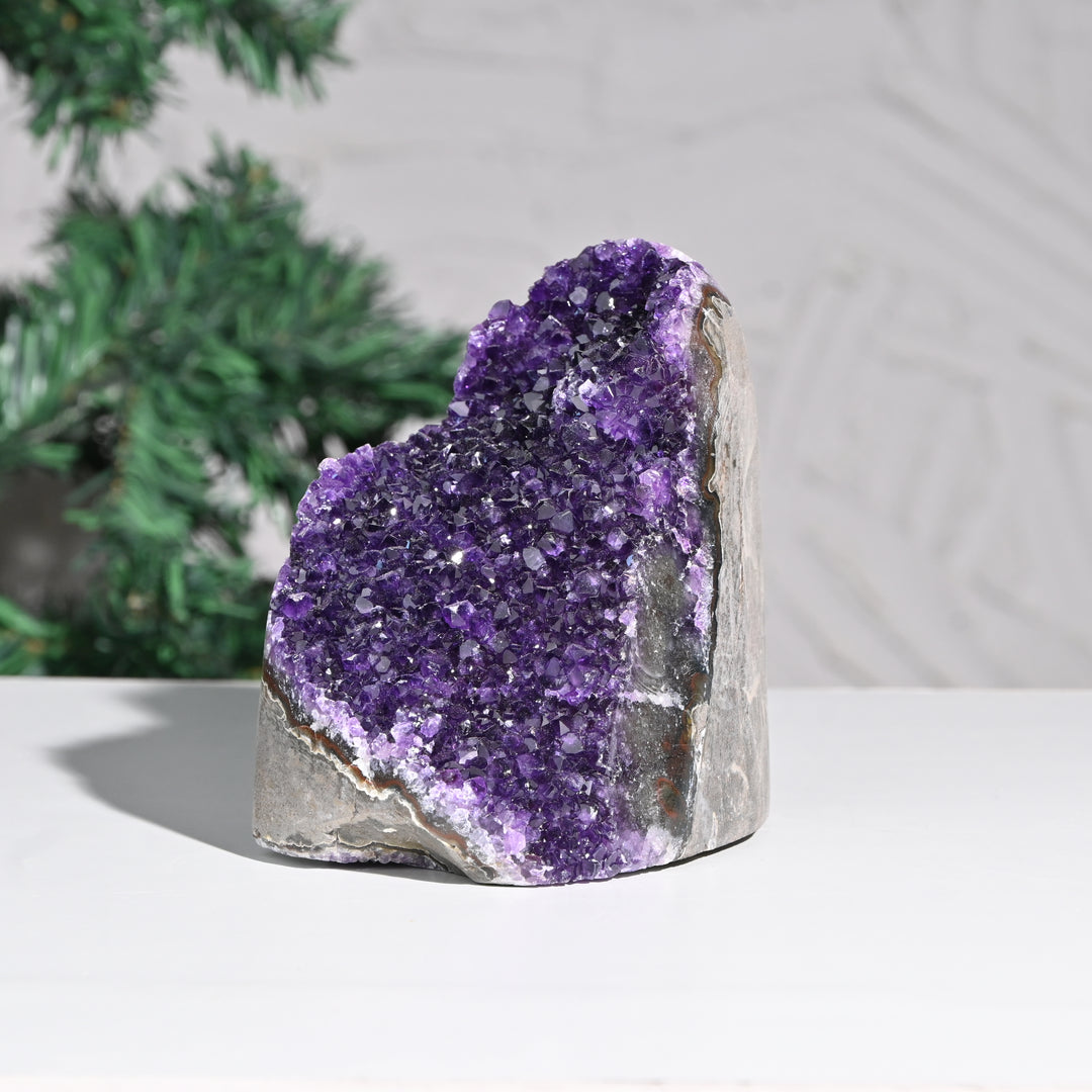 Natural Amethyst Geode 1231g - Raw Crystal for Healing