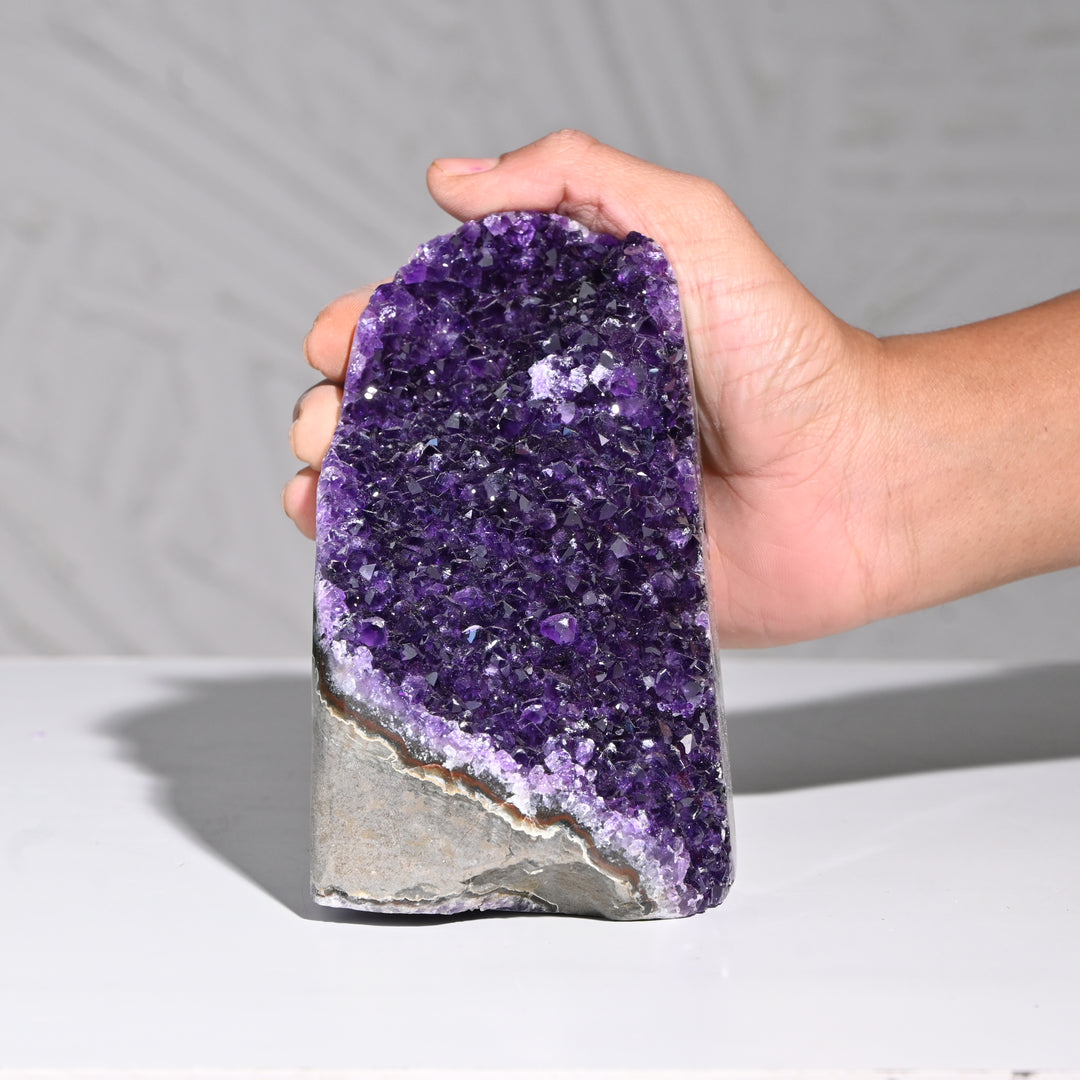 Natural Amethyst Geode 1231g - Raw Crystal for Healing