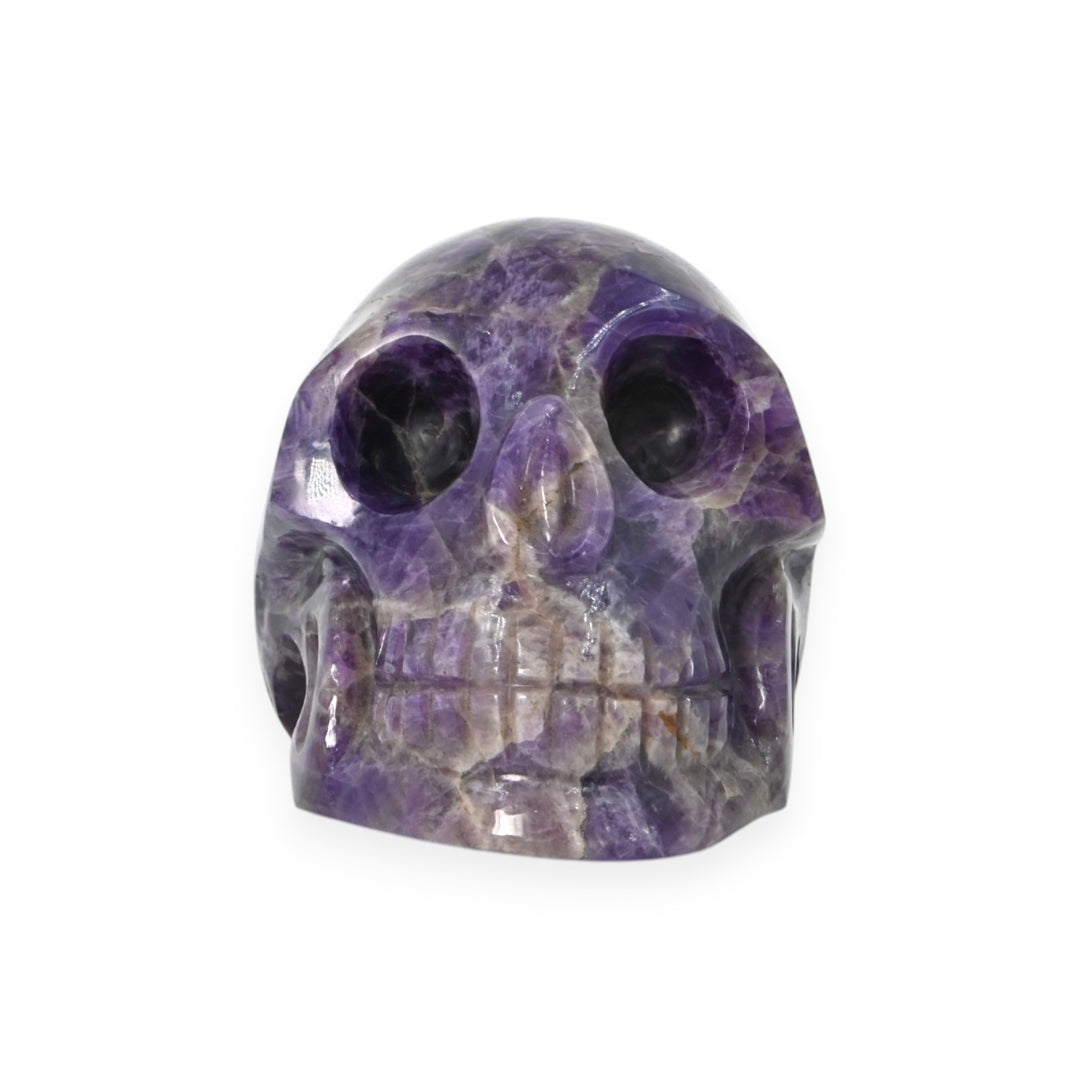 Amethyst Skull 585.5g – Large Crystal Skull for Décor & Spiritual Use