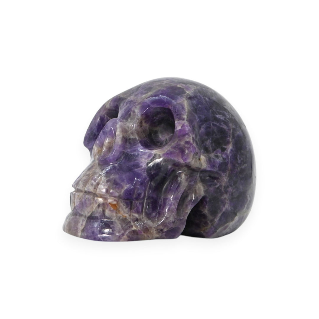 Amethyst Skull 585.5g – Large Crystal Skull for Décor & Spiritual Use