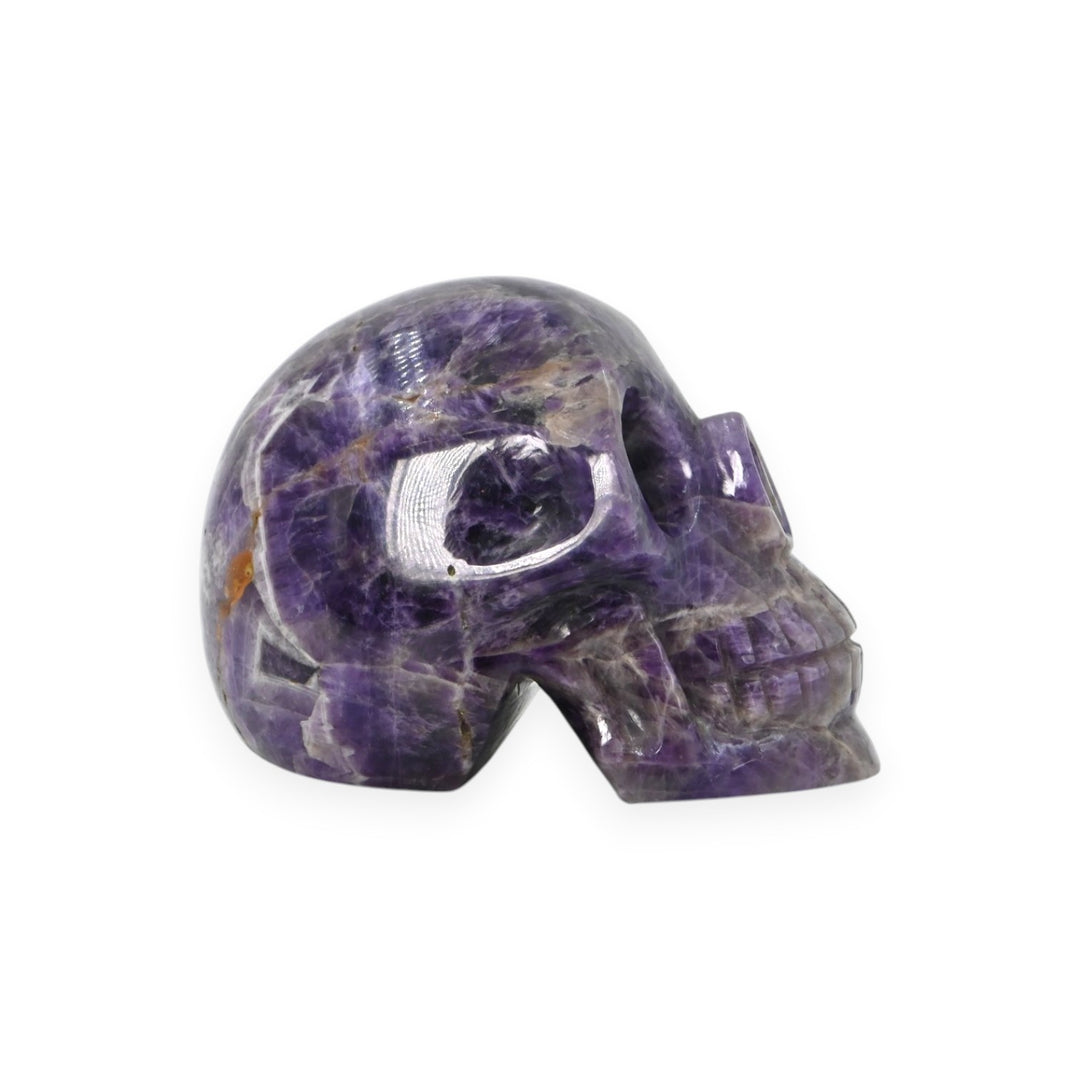 Amethyst Skull 585.5g – Large Crystal Skull for Décor & Spiritual Use