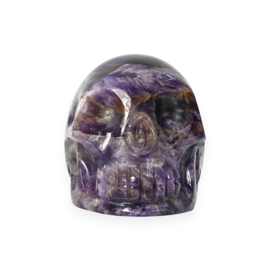 Amethyst Skull 396g – Decorative Crystal Skull for Collection & Energy Work