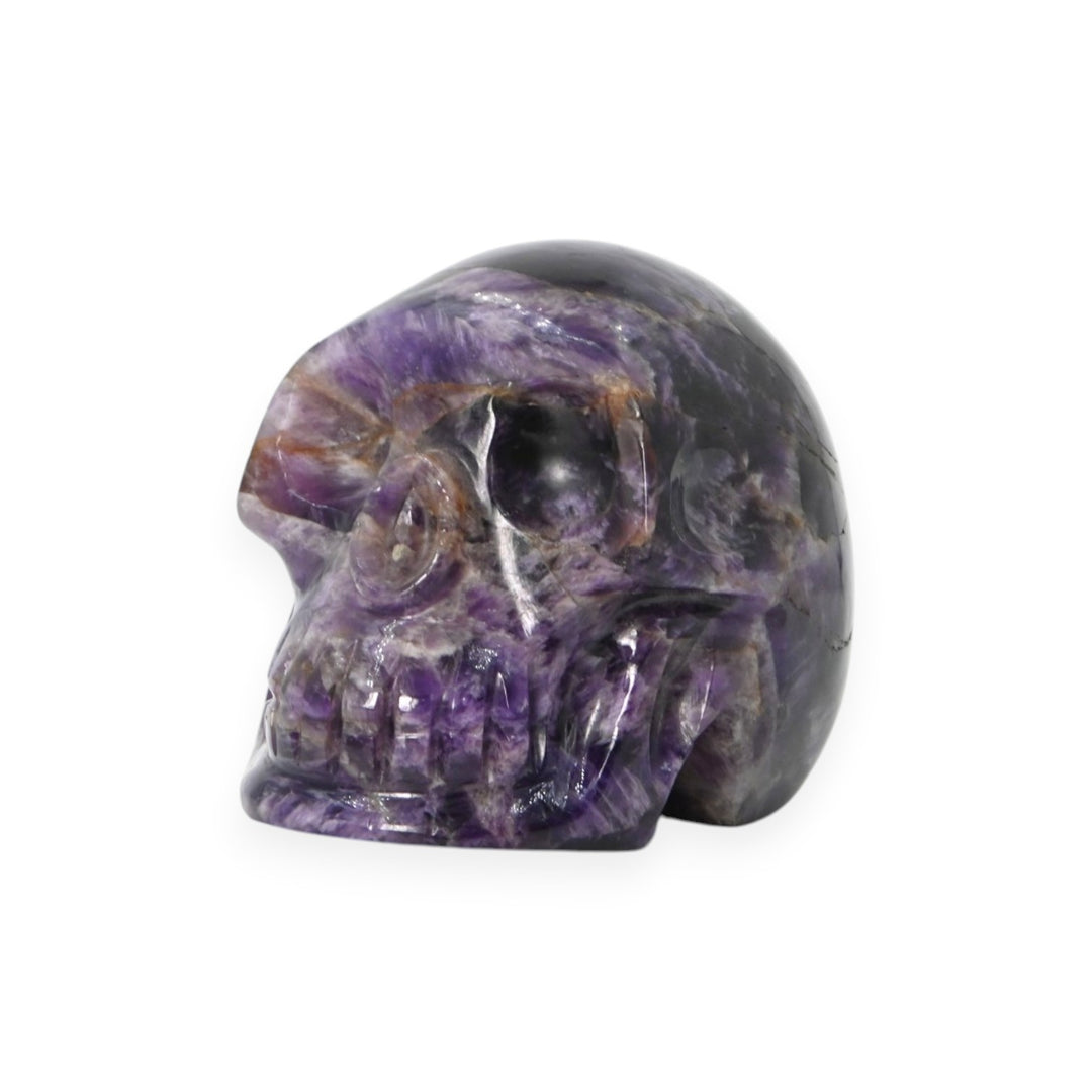 Amethyst Skull 396g – Decorative Crystal Skull for Collection & Energy Work