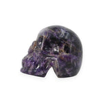Load image into Gallery viewer, Amethyst Skull 396g – Decorative Crystal Skull for Collection &amp; Energy Work
