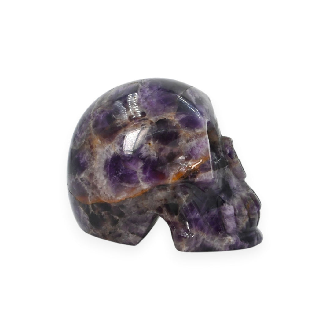Amethyst Skull 396g – Decorative Crystal Skull for Collection & Energy Work