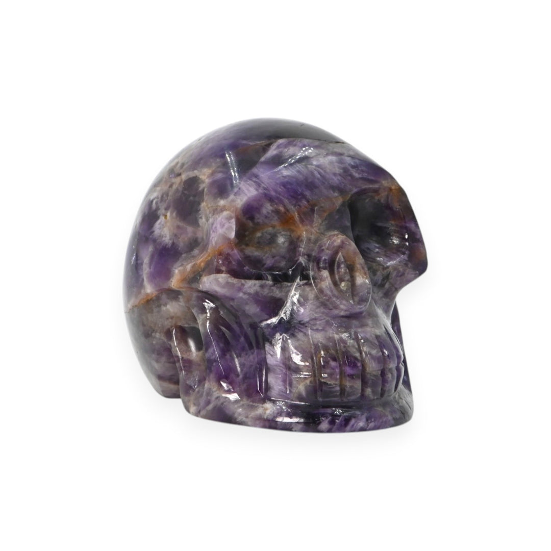 Amethyst Skull 396g – Decorative Crystal Skull for Collection & Energy Work