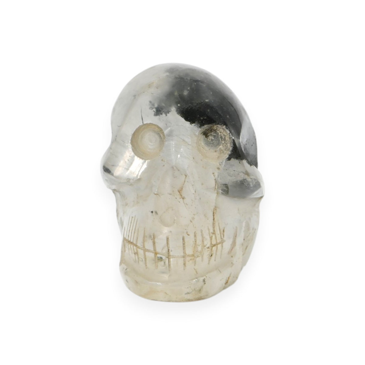 Clear Quartz with Green Chlorite Skull – Vibrating Crystals, Jaipur
