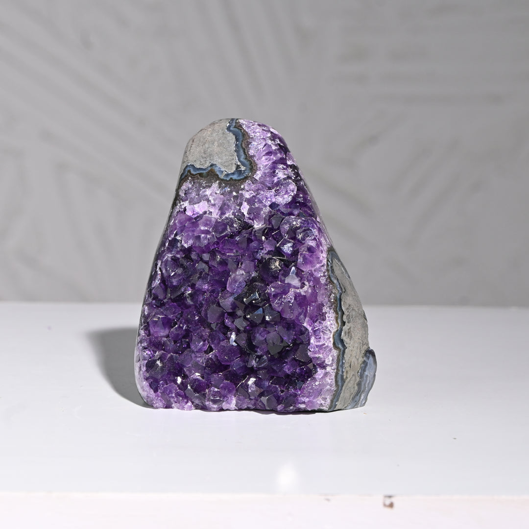 Natural Amethyst Geode 930g - Raw Crystal for Healing
