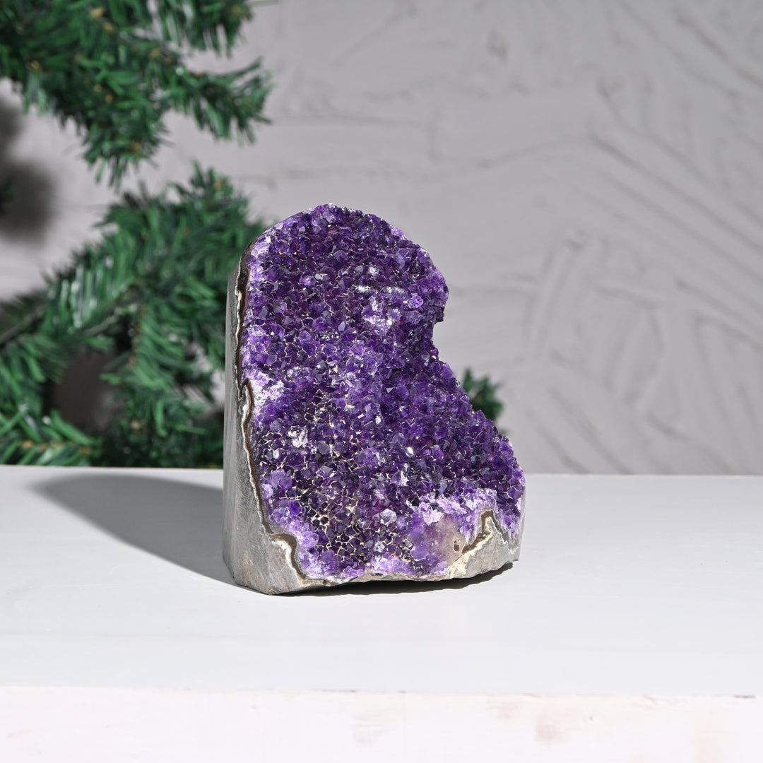 Natural Amethyst Geode 1628g - Raw Crystal for Healing