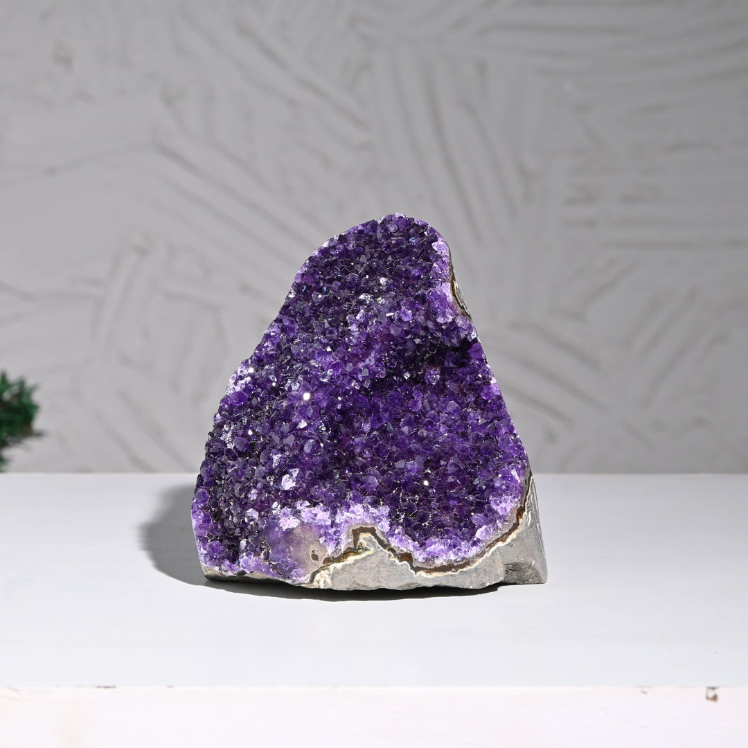Natural Amethyst Geode 1628g - Raw Crystal for Healing
