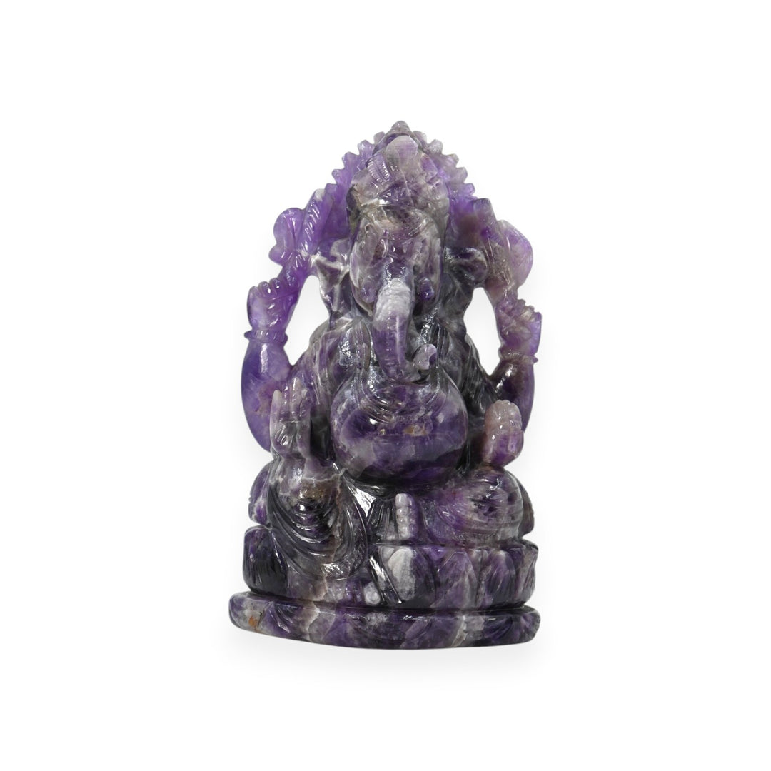 Amethyst Ganesha Idol 2759g – Heavy Spiritual Ganesha Statue for Prosperity