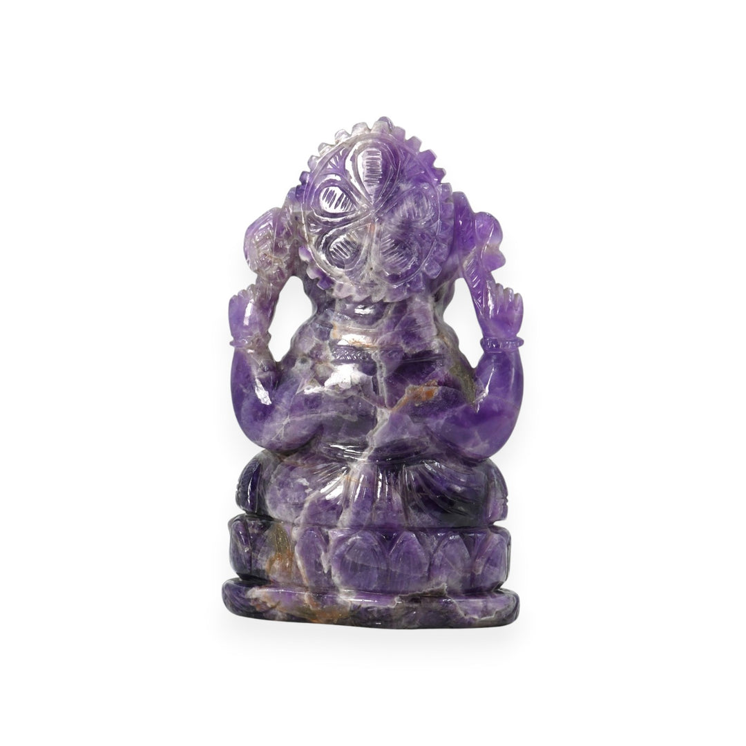 Amethyst Ganesha Idol 2759g – Heavy Spiritual Ganesha Statue for Prosperity