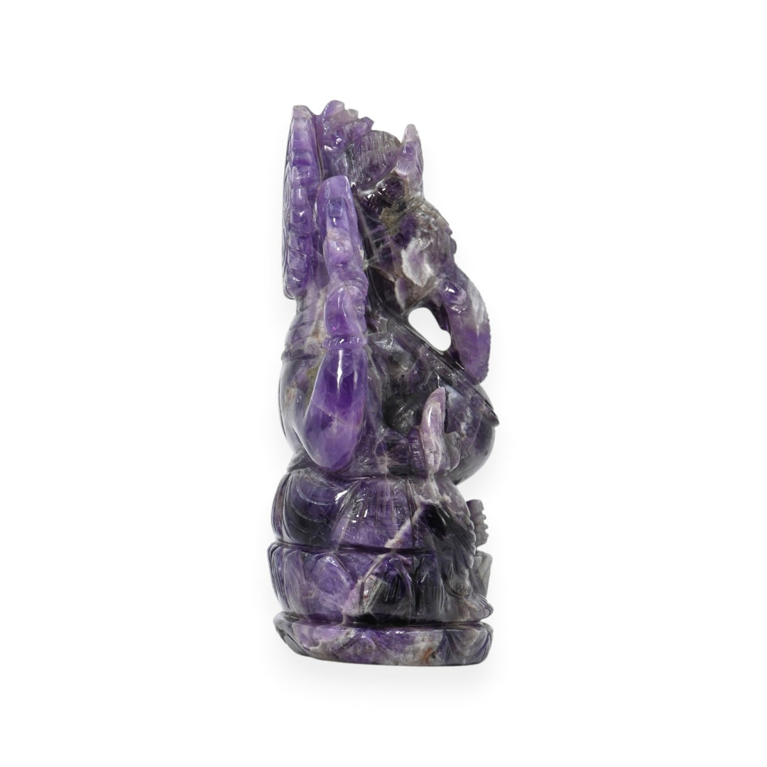 Amethyst Ganesha Idol 2759g – Heavy Spiritual Ganesha Statue for Prosperity