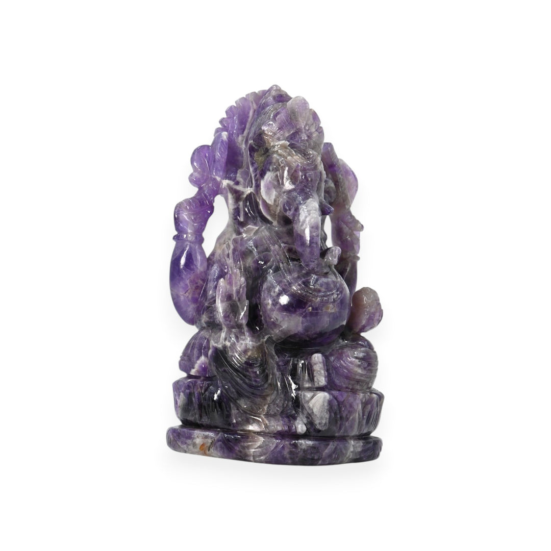 Amethyst Ganesha Idol 2759g – Heavy Spiritual Ganesha Statue for Prosperity