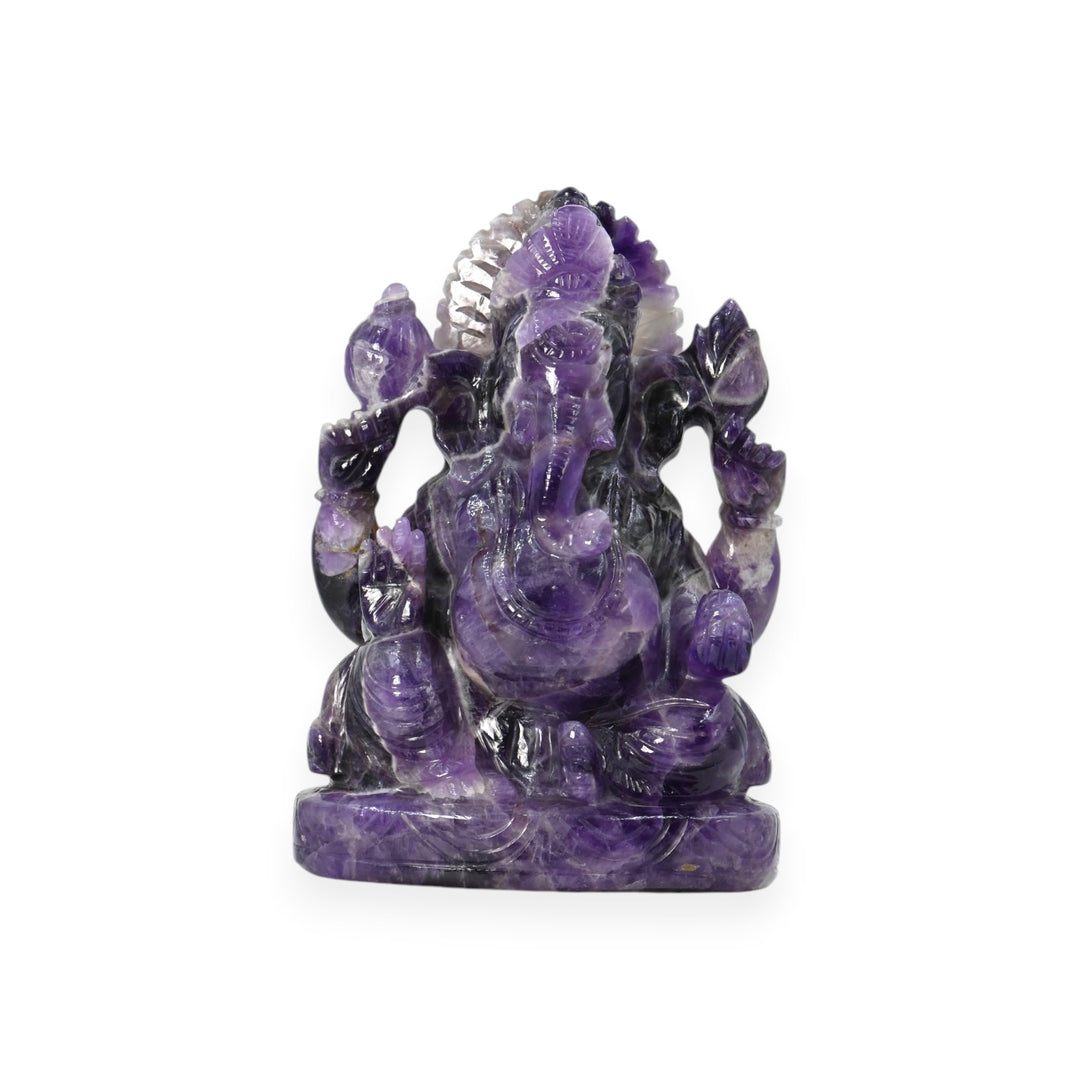 Amethyst Ganesha Idol 2736g – Premium Large Ganpati Murti for Temple & Home
