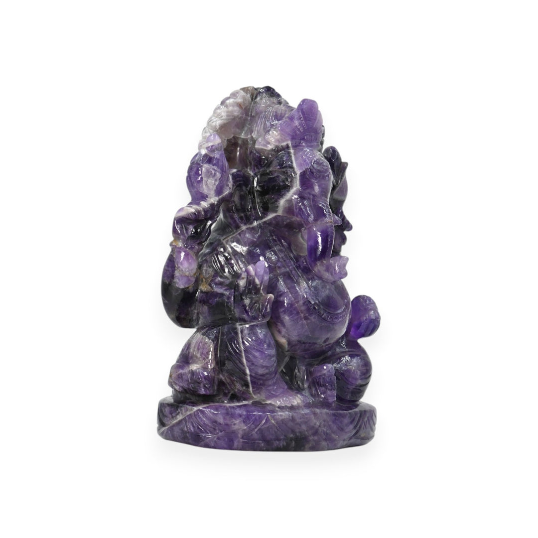 Amethyst Ganesha Idol 2736g – Premium Large Ganpati Murti for Temple & Home