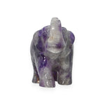 Load image into Gallery viewer, Amethyst Elephant Carving 300g – Decorative Stone Elephant for Good Luck