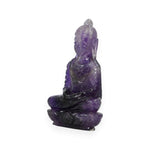 Load image into Gallery viewer, Amethyst Buddha Idol 243g – Large Meditation Statue for Home Décor