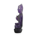 Load image into Gallery viewer, Amethyst Buddha Idol 137g – Spiritual Decor Statue for Peaceful Energy