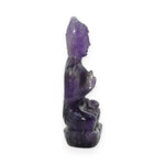 Load image into Gallery viewer, Amethyst Buddha Idol 137g – Spiritual Decor Statue for Peaceful Energy