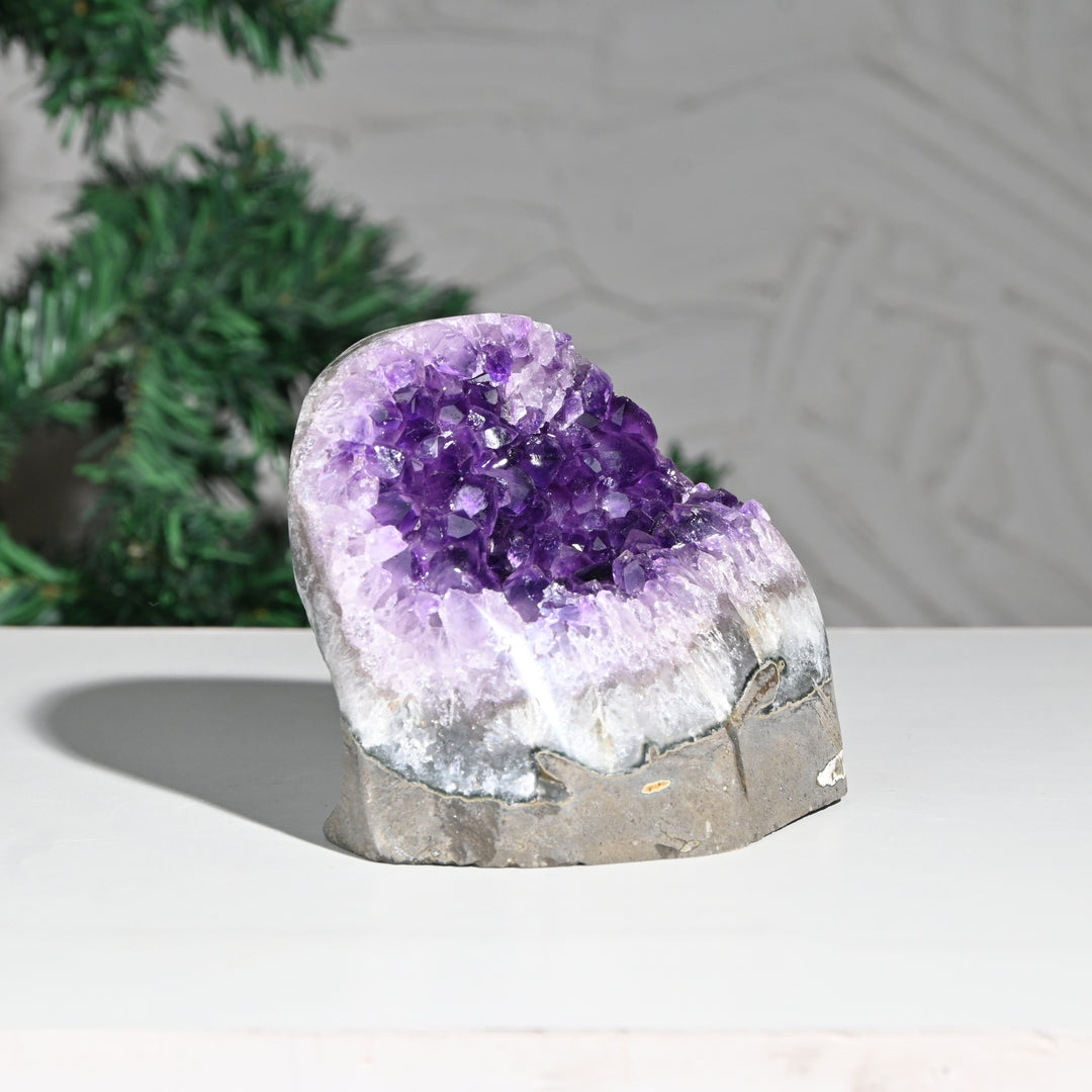 Natural Amethyst Geode 1393g - Raw Crystal for Healing