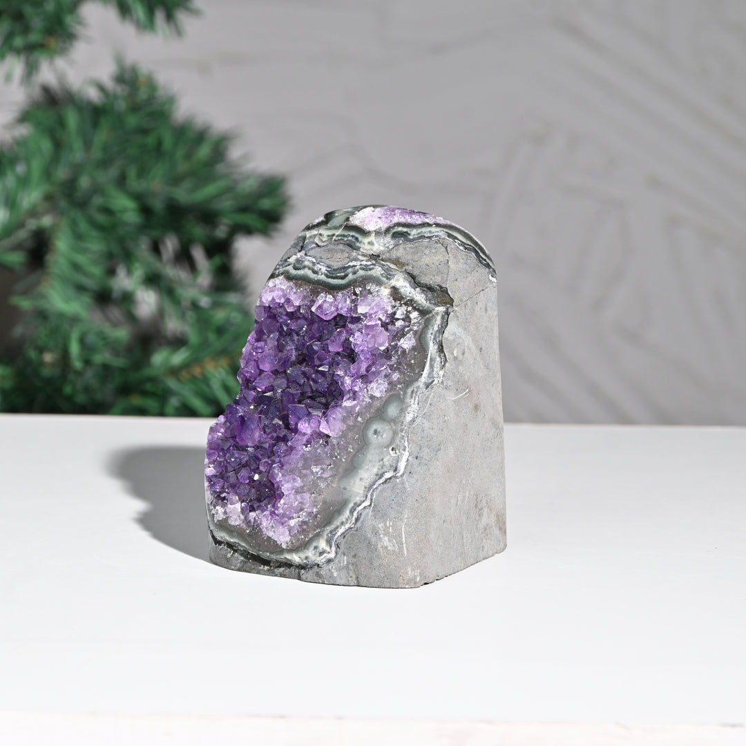 Natural Amethyst Geode 784g - Raw Crystal for Healing