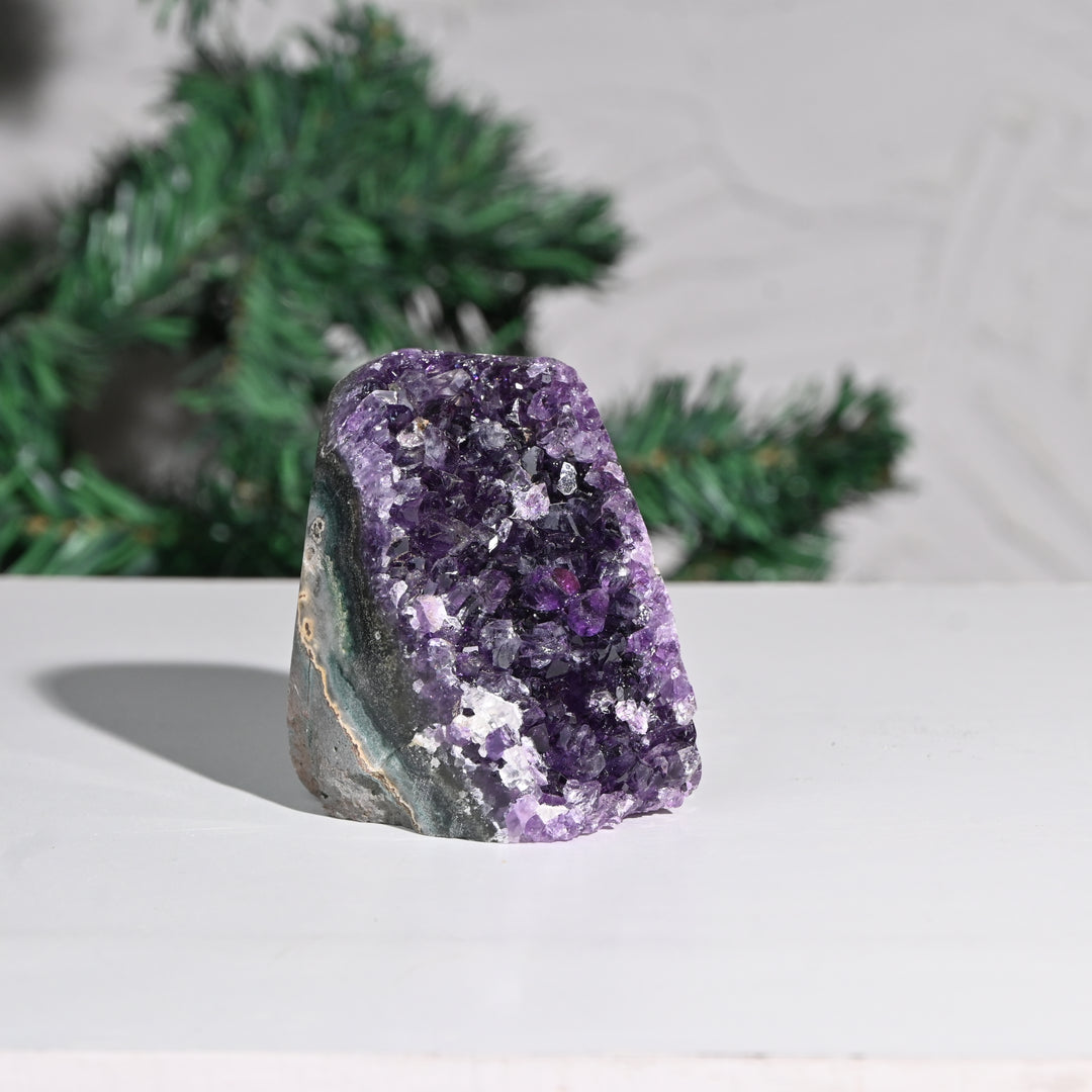 Natural Amethyst Geode 454g - Raw Crystal for Healing