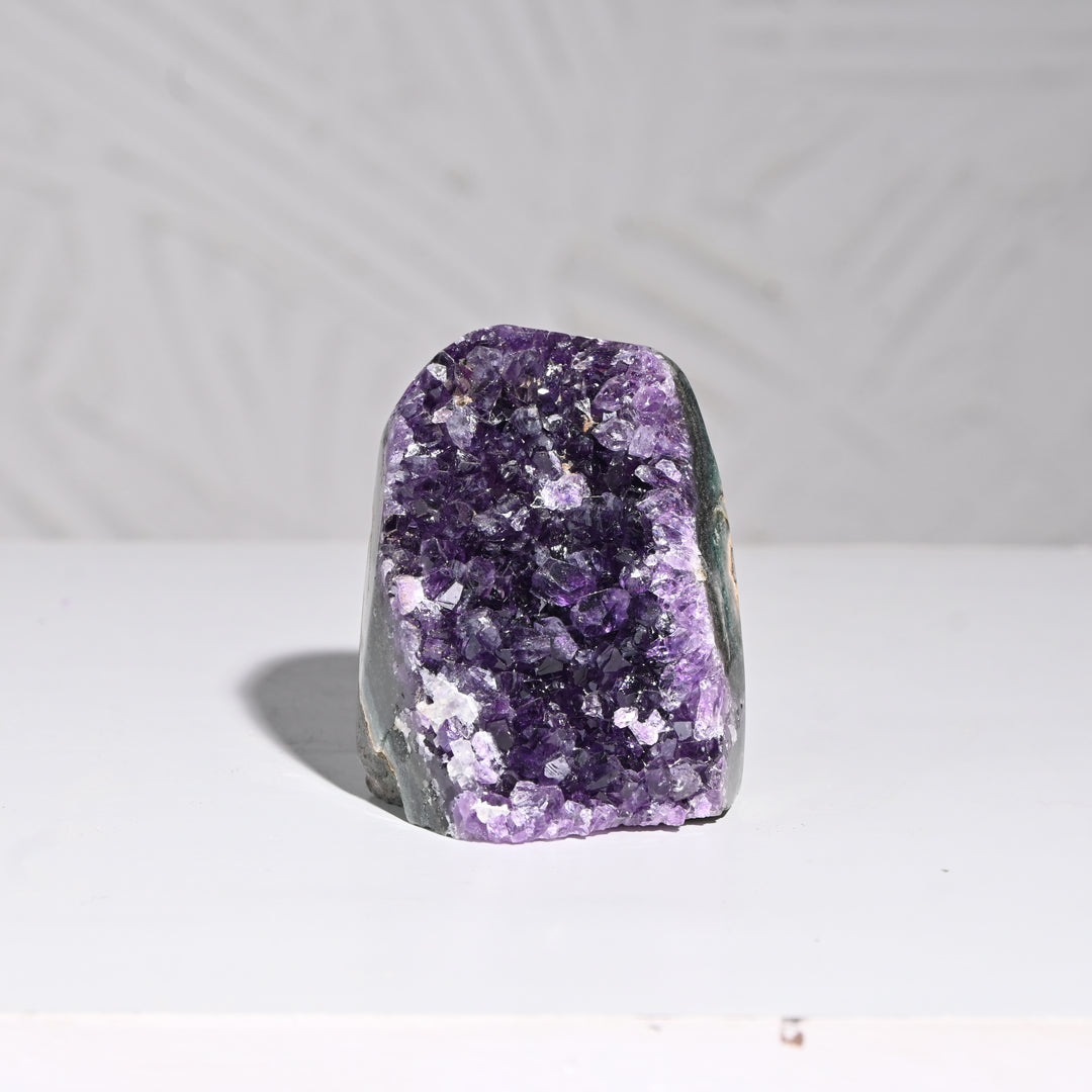 Natural Amethyst Geode 454g - Raw Crystal for Healing