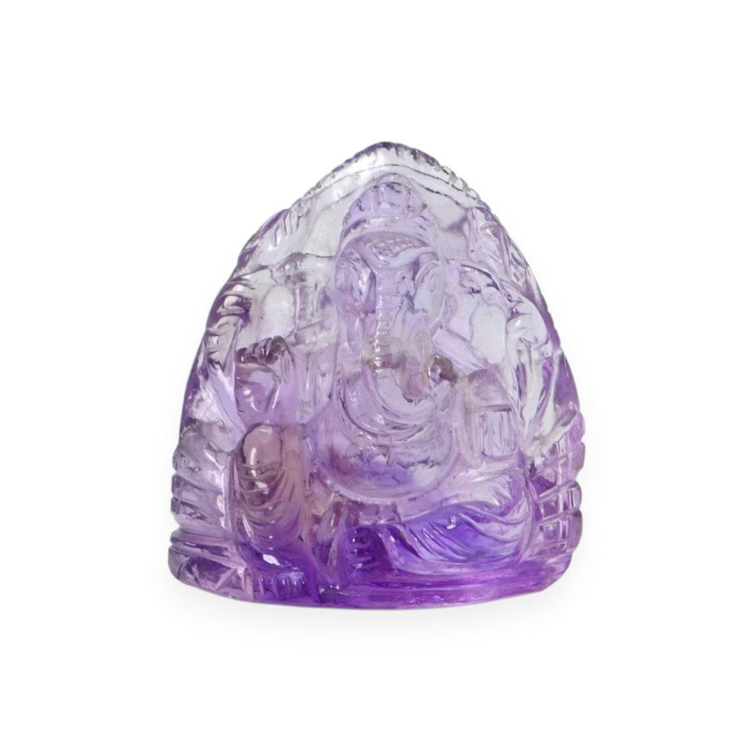 Amethyst Ganesha Idol 120g – Decorative Ganpati Murti for Positivity