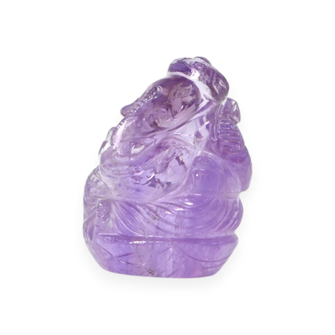 Amethyst Ganesha Idol 156g – Large Spiritual Statue for Peace & Abundance