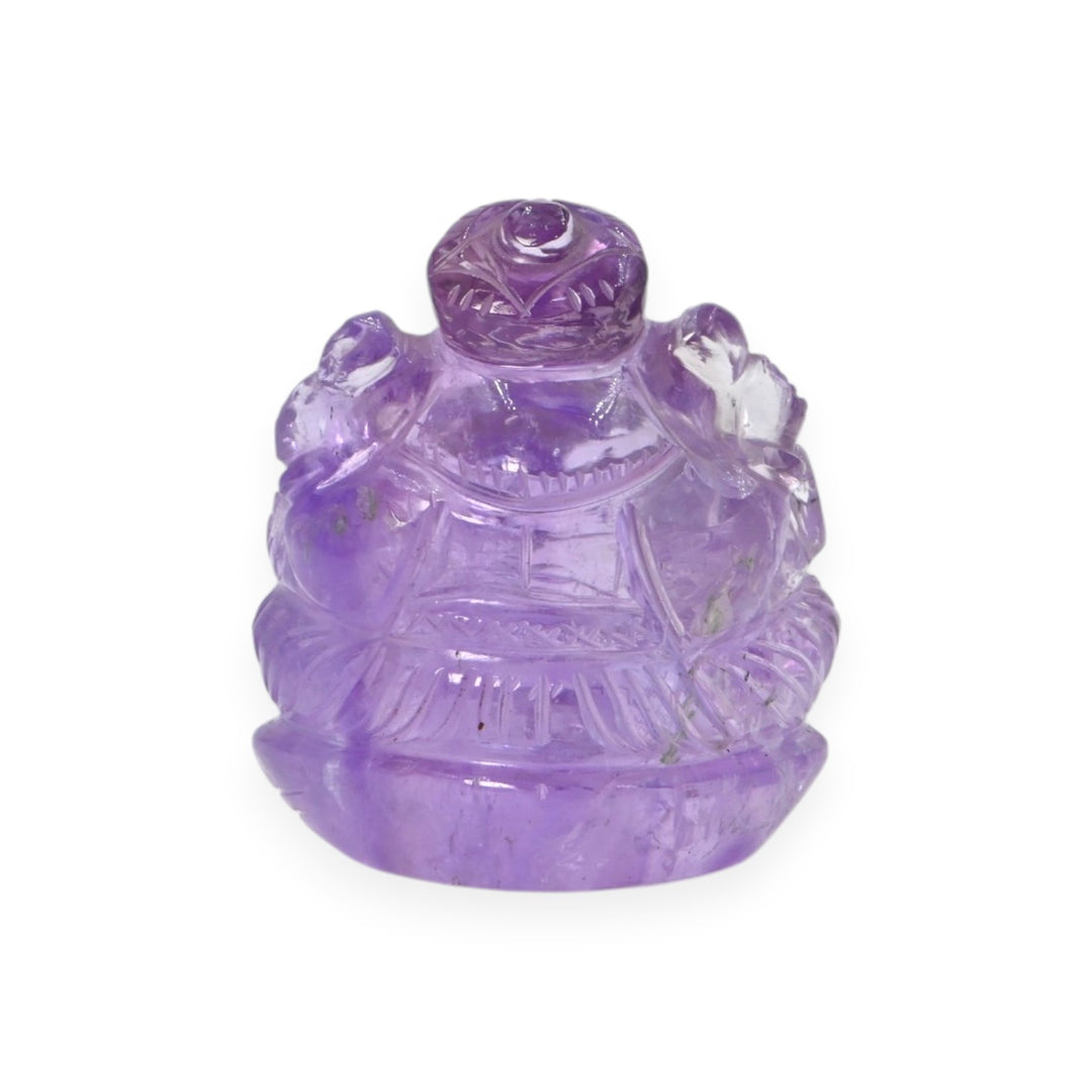 Amethyst Ganesha Idol 156g – Large Spiritual Statue for Peace & Abundance