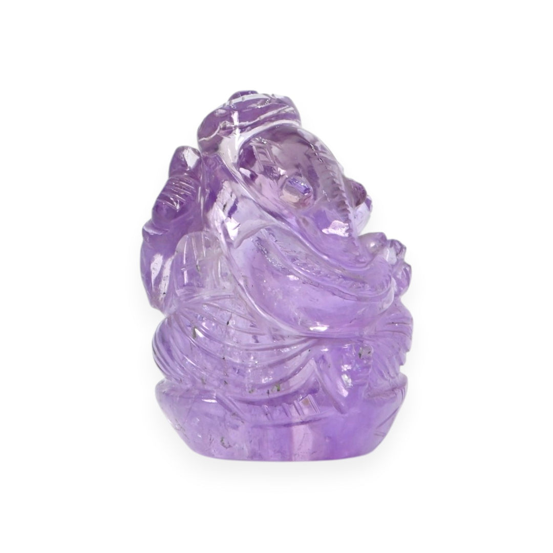 Amethyst Ganesha Idol 156g – Large Spiritual Statue for Peace & Abundance