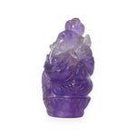 Load image into Gallery viewer, Amethyst Ganesha Idol 146g – Premium Ganpati Murti for Home Décor &amp; Blessings