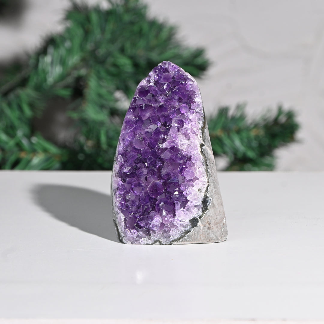 Natural Amethyst Geode 550g - Raw Crystal for Healing
