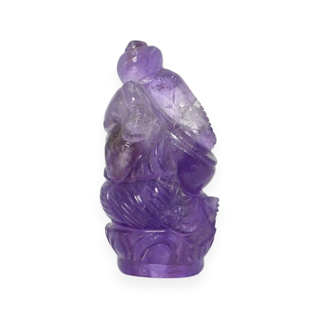 Amethyst Ganesha Idol 146g – Premium Ganpati Murti for Home Décor & Blessings